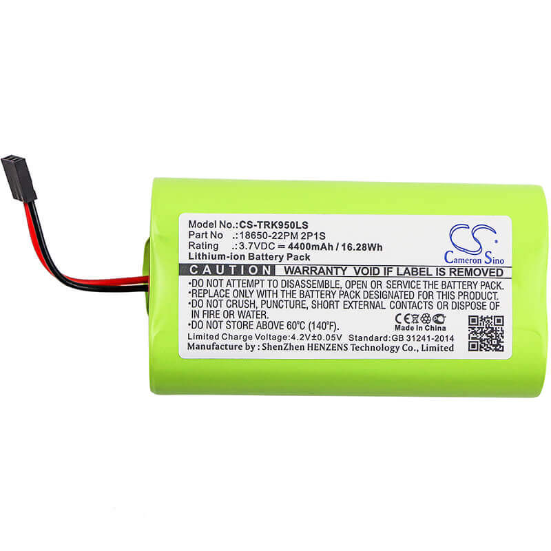 Battery For Trelock, Ls 950, Ls950 3.7v, 4400mah - 16.28wh Batteries for Electronics Cameron Sino Technology Limited   