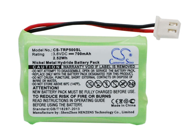 Battery For Tri-tronics Pro 500xl, Pro 500xls, G2 Pro 3.6v, 700mah - 2.52wh Dog Collar Cameron Sino Technology Limited   