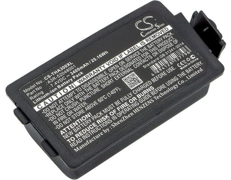 Battery For Tsc, Alpha 3r 7.4v, 3400mah - 25.16wh Portable Printer Cameron Sino Technology Limited   