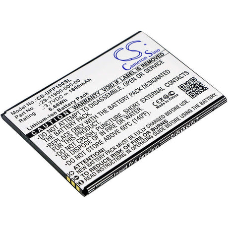 Battery For Ulefone Paris, U007 3.7v, 1800mah - 6.66wh Mobile, SmartPhone Cameron Sino Technology Limited   