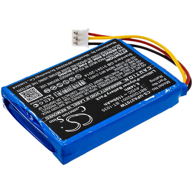 Battery For Uniden, Atlantis 270 7.4v, 1100mah - 8.14wh Two-Way Radio Cameron Sino Technology Limited   