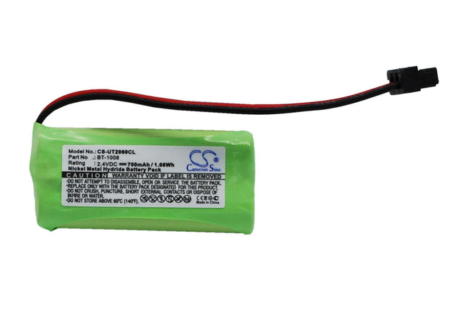 Battery For Uniden, Bt-1016, Bt-1019, Bt-1021, 2.4v, 700mah - 1.68wh Batteries for Electronics Cameron Sino Technology Limited   