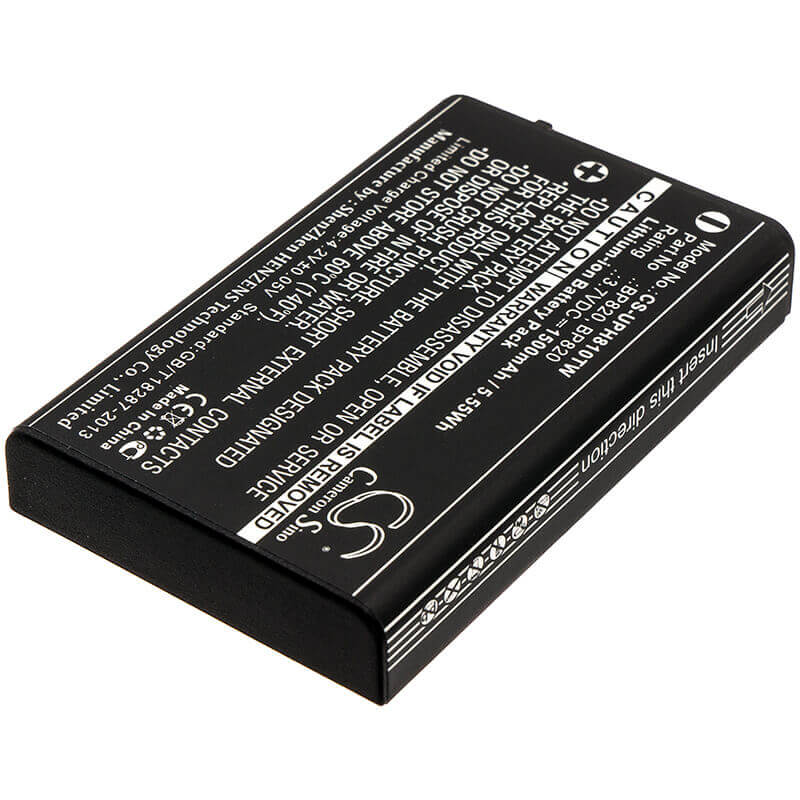 Battery For Uniden, Uh810, Uh810s, Uh820s 3.7v, 1500mah - 5.55wh Two-Way Radio Cameron Sino Technology Limited   