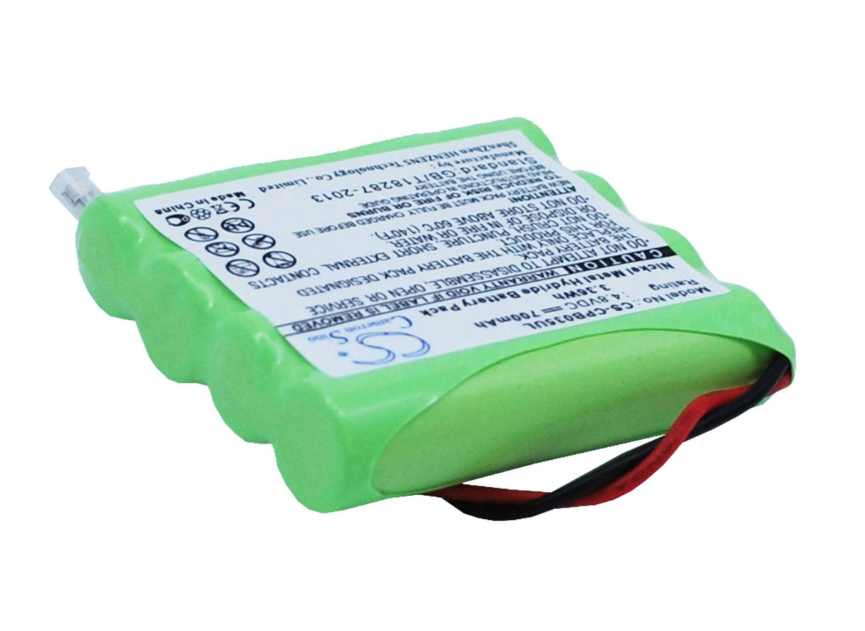 Battery For Universel Aaa X 4 4.8v, 700mah - 3.36wh Cordless Phone Cameron Sino Technology Limited   