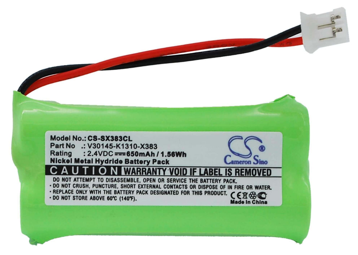 Battery For Universum, Cl15, Sl15 2.4v, 650mah - 1.56wh Cordless Phone Cameron Sino Technology Limited (Cordless Phone)   