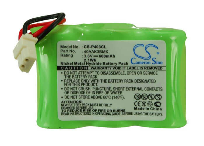 Battery For V Tech, 239069, 80-1338-00-00, 89-1332-00-00, 3.6v, 600mah - 2.16wh Cordless Phone Cameron Sino Technology Limited (Cordless Phone)   