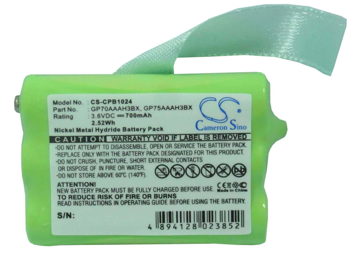 Battery For V Tech, 80-5542-00-00, 80-5543-00-00 3.6v, 700mah - 2.52wh Cordless Phone Cameron Sino Technology Limited (Cordless Phone)   