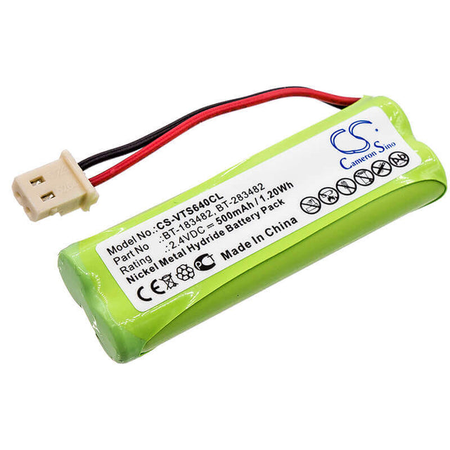 Battery For V Tech, 89134801, Cs6114 2.4v, 500mah - 1.20wh Cordless Phone Cameron Sino Technology Limited (Cordless Phone)   