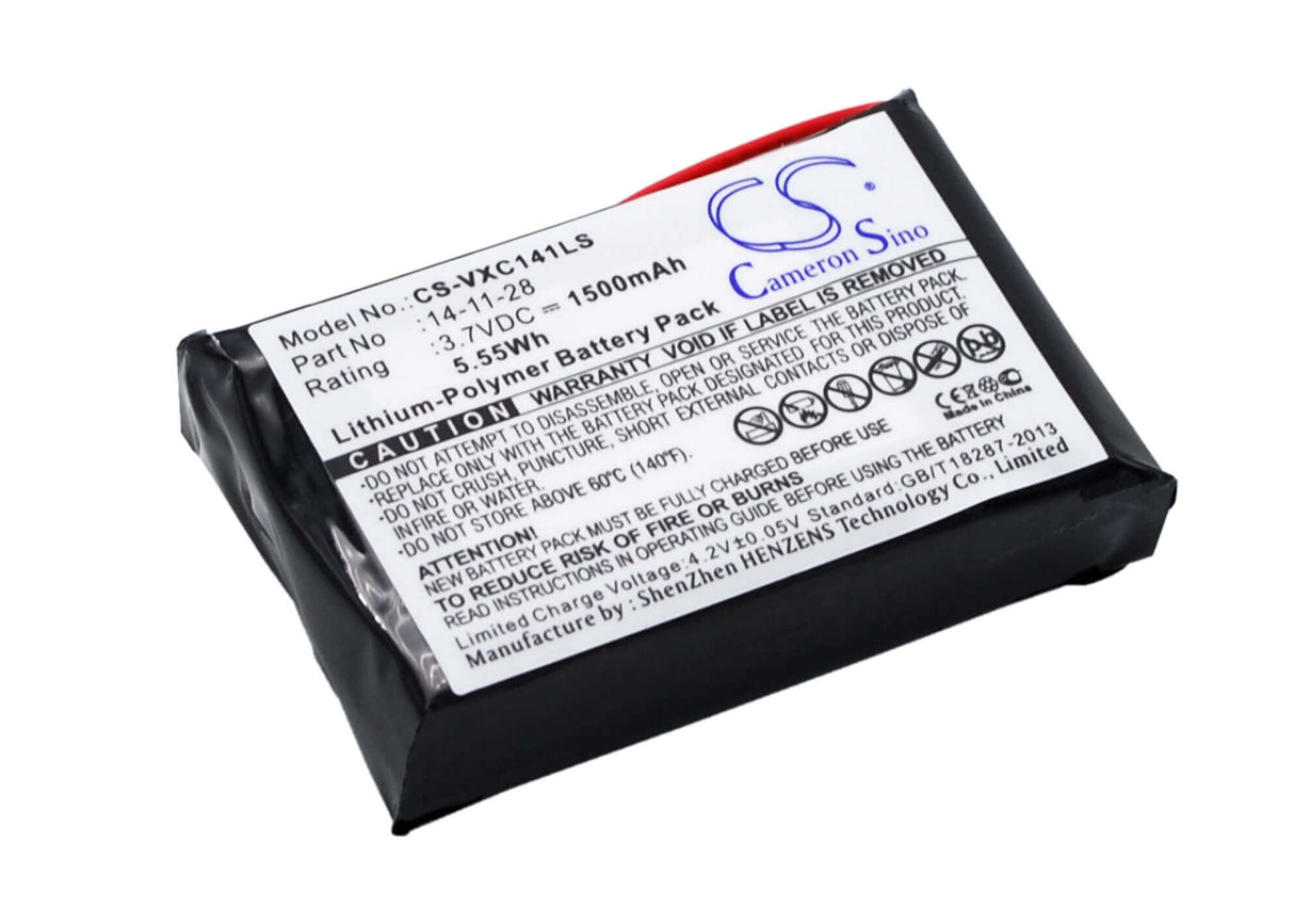 Battery For Vancouver Vancouver/xc-141k 3.7v, 1500mah - 5.55wh Bicycles Flashlights Cameron Sino Technology Limited   