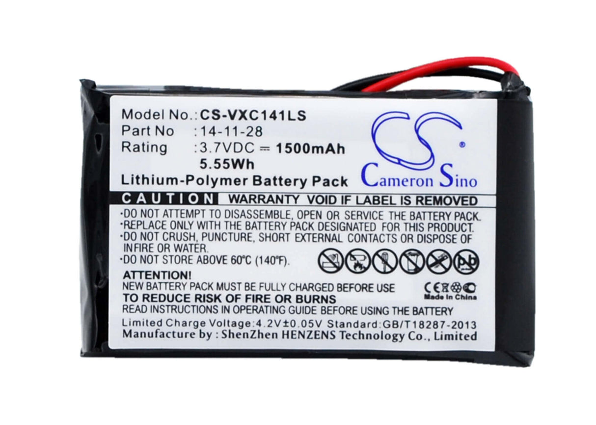 Battery For Vancouver Vancouver/xc-141k 3.7v, 1500mah - 5.55wh Batteries for Electronics Cameron Sino Technology Limited   