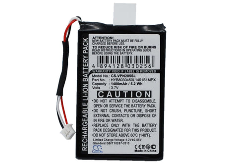 Battery For Vdo Dayton Ma3060, Pn1000, Pn2050 3.7v, 1400mah - 5.18wh GPS, Navigator Cameron Sino Technology Limited   