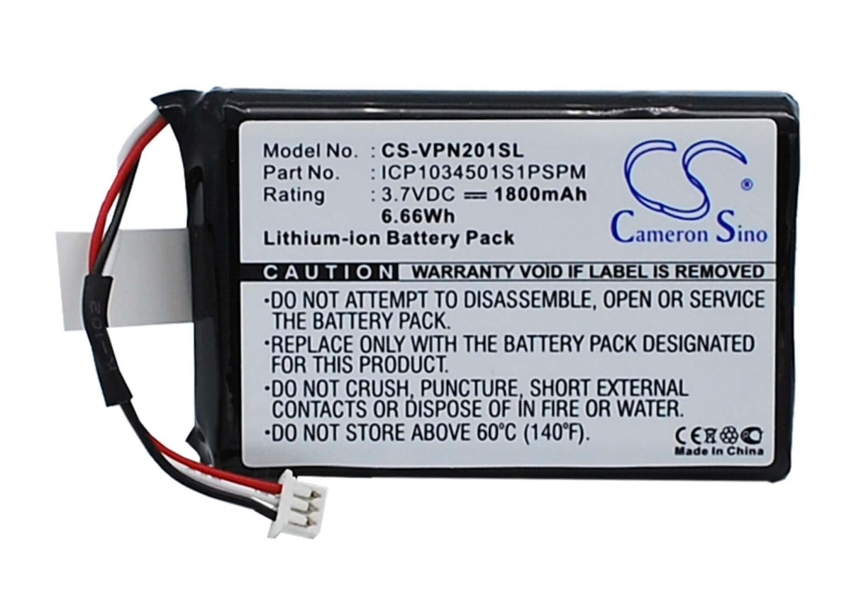 Battery For Vdo Dayton Ms2010aus 3.7v, 1800mah - 6.66wh GPS, Navigator Cameron Sino Technology Limited   