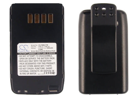 Battery For Vertex Ft-10, Ft-10r, Ft-40 9.6v, 1000mah - 9.60wh Two-Way Radio Cameron Sino Technology Limited   