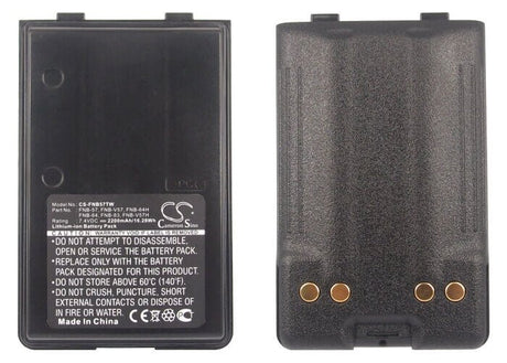 Battery For Vertex Vx-110, Vx-160, Vx-170 7.4v, 2200mah - 16.28wh Two-Way Radio Cameron Sino Technology Limited   