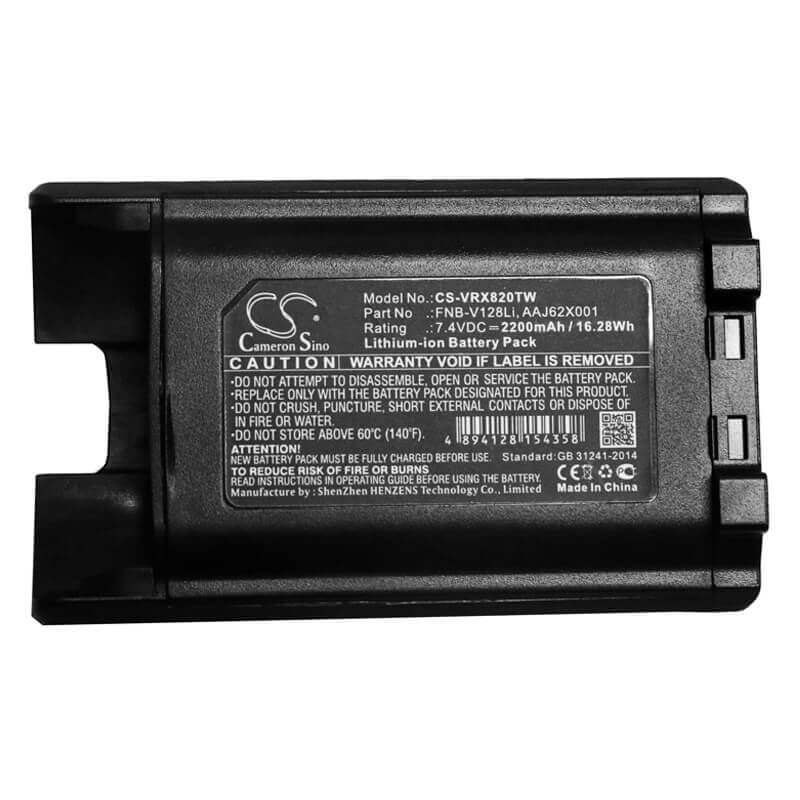 Battery For Vertex, Vx-820, Vx-821, Vx-824 7.4v, 2200mah - 16.28wh Two-Way Radio Cameron Sino Technology Limited   