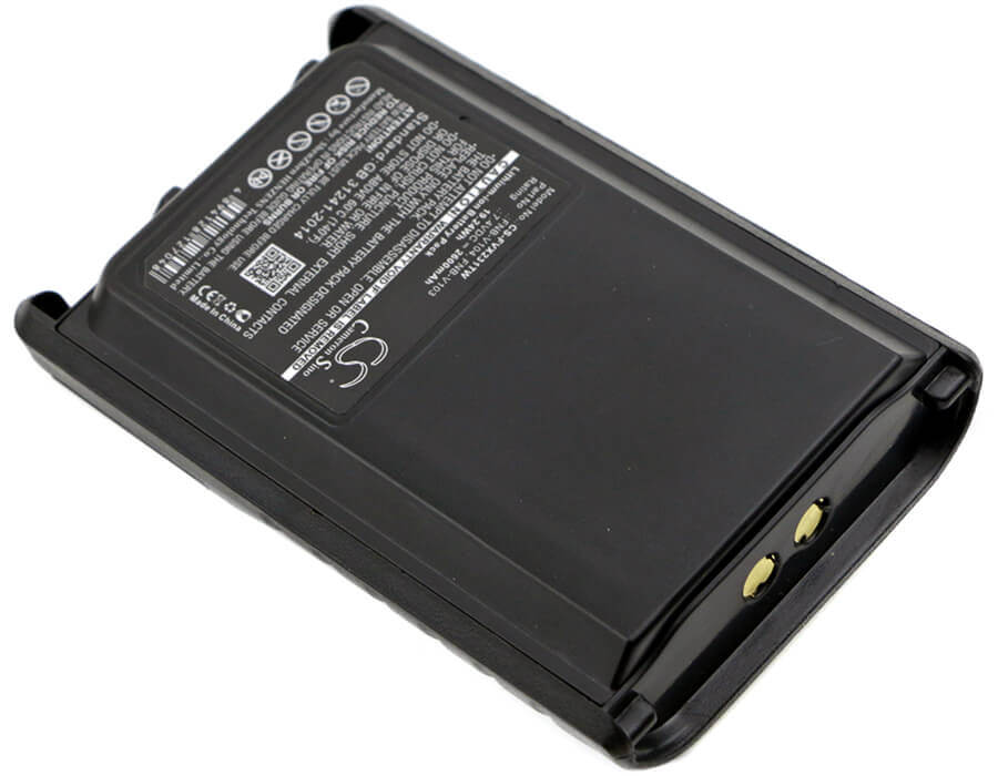 Two-Way Radio battery For Vertex, Vx230, Vx-230 7.4v, 2600mah - 19.24wh Two-Way Radio Cameron Sino Technology Limited   