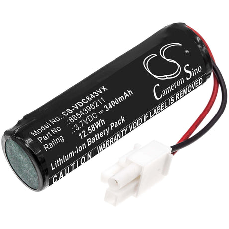 Battery For Vileda, Quick & Clean, Vi409842 3.7v, 3400mah - 12.58wh Vacuum Cameron Sino Technology Limited   