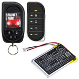 Battery For Viper, 3706v, 3806v, 4606v 3.7v, 600mah - 2.22wh Remote Start and Entry Systems Cameron Sino Technology Limited   