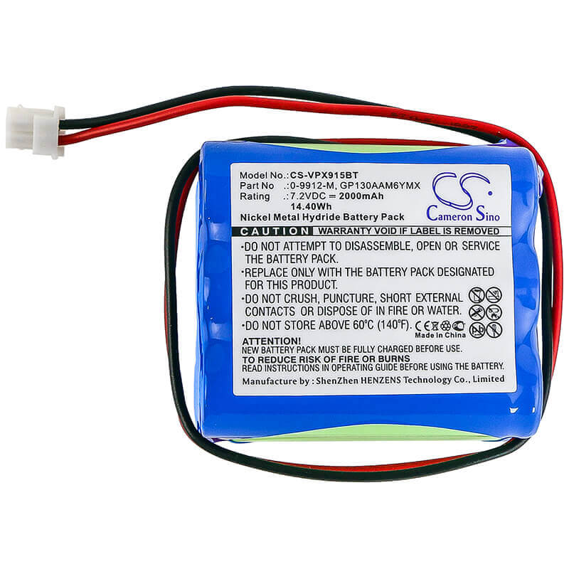 Ni-MH, Alarm Battery For Visonic, Powermax Plus, Powermax+ 7.2v, 2000mah - 14.40wh Alarm System Cameron Sino Technology Limited   