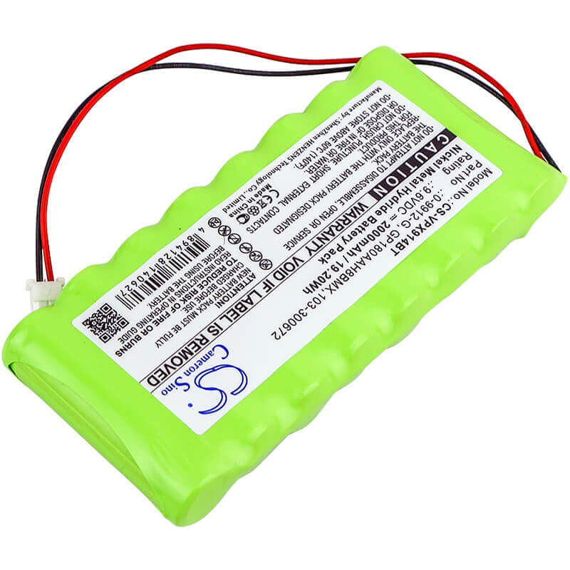 Ni-MH, Alarm Battery For Visonic, Powermax Pro 9.6v, 2000mah - 54.00wh Alarm System Cameron Sino Technology Limited   