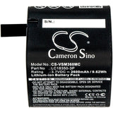 Battery For Vsn Mobil, V.360 Hd, V.360 3.7v, 2600mah - 9.62wh Camera Cameron Sino Technology Limited   