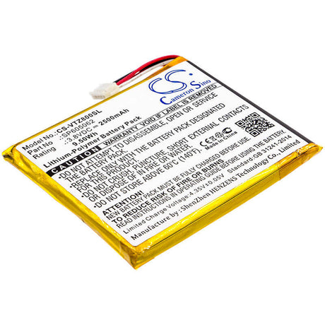 Battery For Vtech, 80-169500, Kidibuzz 3.8v, 2500mah - 9.50wh Tablet Cameron Sino Technology Limited   