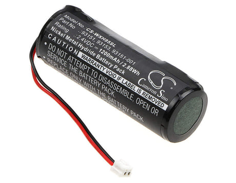 Battery For Wella, Pro 9550, Sterling Eclipse 8725 2.4v, 1200mah - 2.88wh Shaver Cameron Sino Technology Limited   