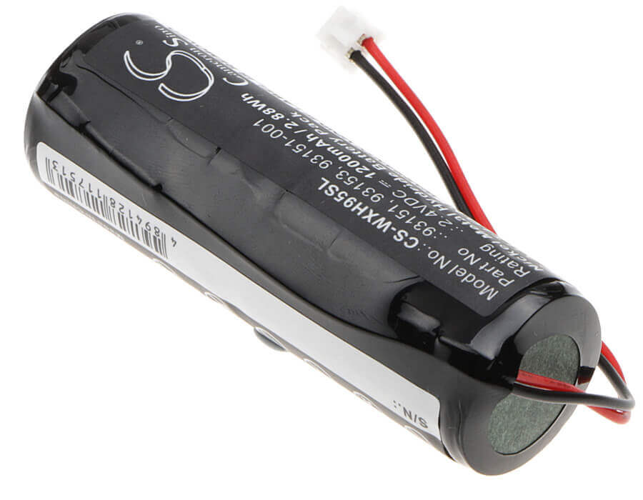 Battery For Wella, Pro 9550, Sterling Eclipse 8725 2.4v, 1200mah - 2.88wh Shaver Cameron Sino Technology Limited   