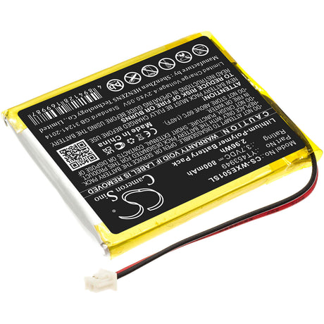 Battery For Wexler, E5001 3.7v, 800mah - 2.96wh E-book, E-reader Cameron Sino Technology Limited   