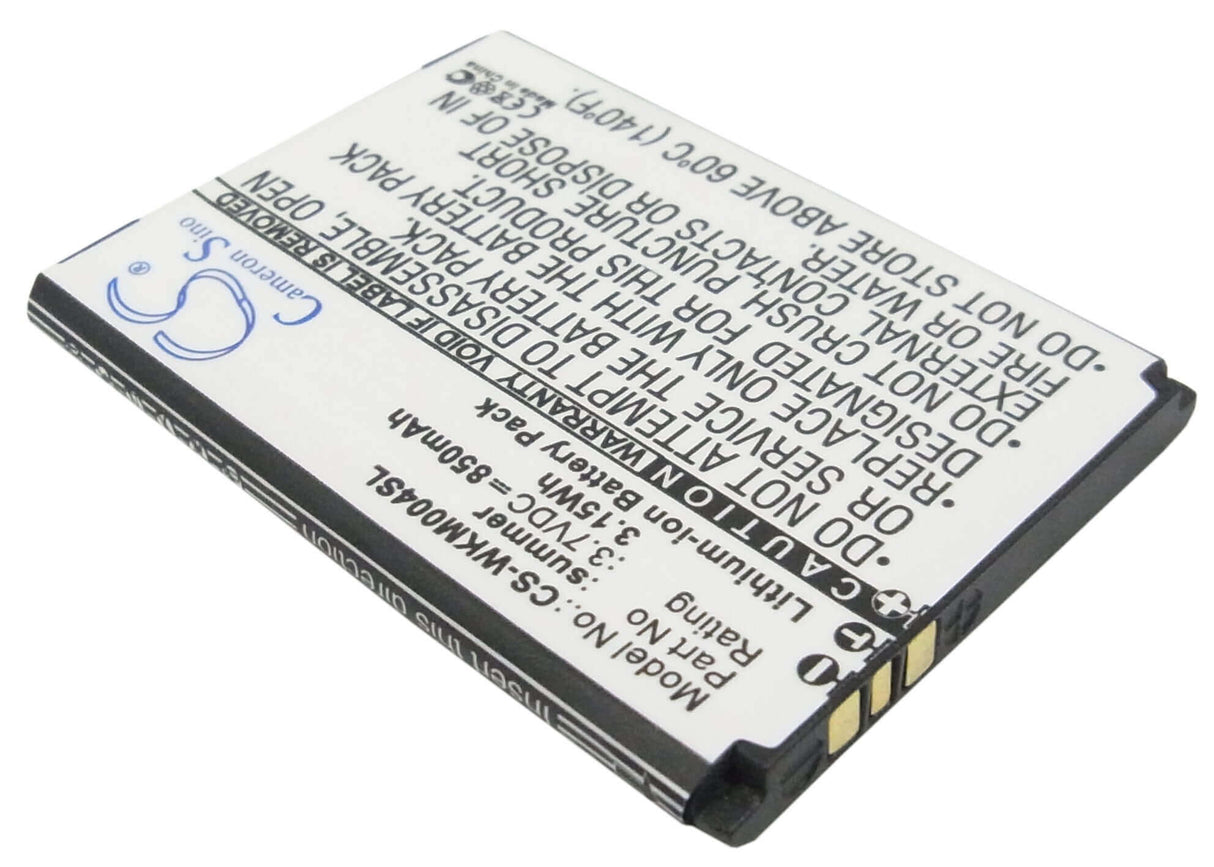 Battery For Wiko Summer, Soap 3.7v, 850mah - 3.15wh Mobile, SmartPhone Cameron Sino Technology Limited   