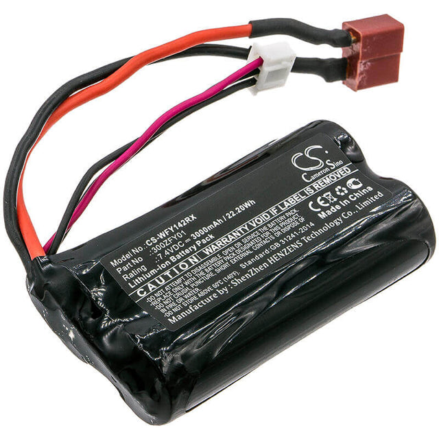 Battery For Wltoys, 12423, 12428, Fy01 7.4v, 3000mah - 22.20wh Batteries for Electronics Cameron Sino Technology Limited   