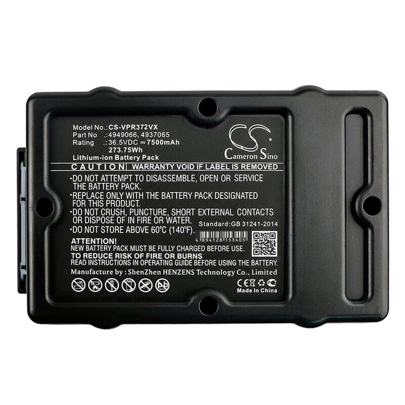 Battery For Wolf Garten, Hybrid Power 37, Hybrid Power 40, Power 37 36.5v, 7500mah - 273.75wh Lawn Mowers Cameron Sino Technology Limited (Dangerous Goods)   