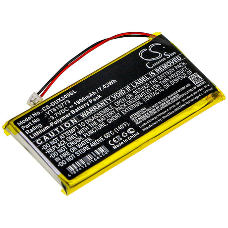 Battery For Xduoo, X3 3.7v, 1900mah - 7.03wh Batteries for Electronics Cameron Sino Technology Limited   