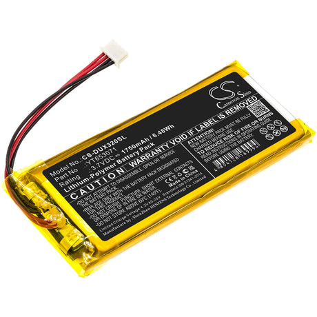 Battery For Xduoo, X3 Mark Ii 3.7v, 1750mah - 6.48wh Batteries for Electronics Cameron Sino Technology Limited   