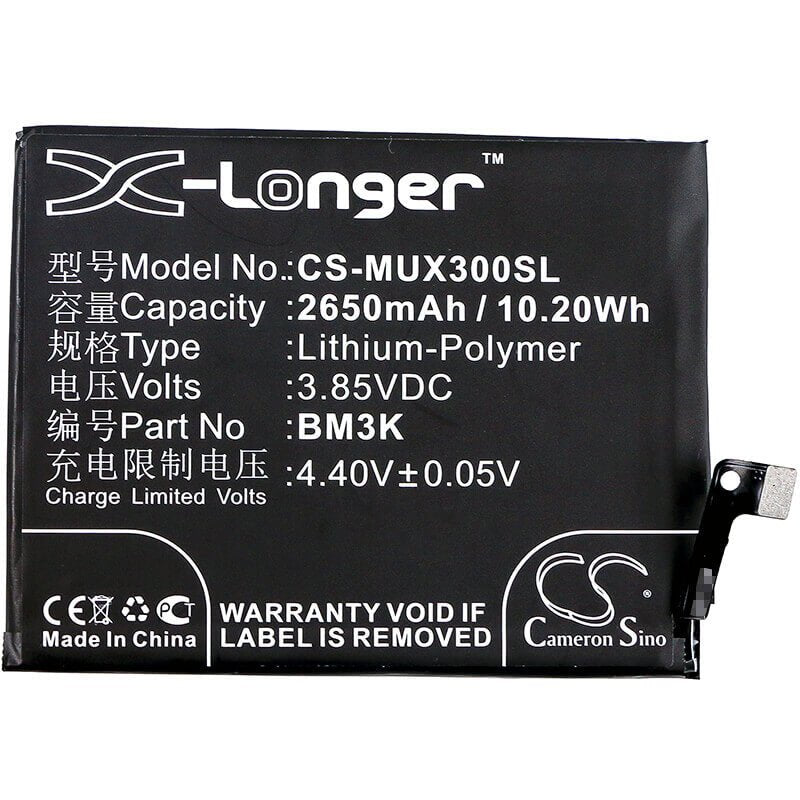 Battery For Xiaomi, M1810e5a, M1810e5c, M1810e5e 3.85v, 2650mah - 12.58wh Mobile, SmartPhone Cameron Sino Technology Limited   