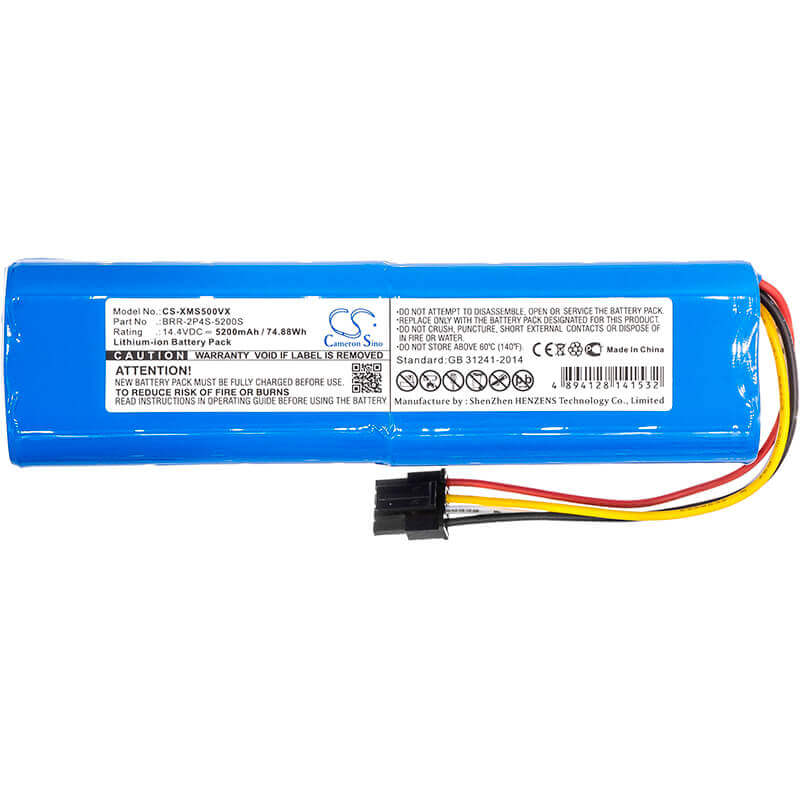 Battery For Xiaomi, Mi Robo, Mijia Roborock S50, Mijia Roborock S51 14.4v, 5200mah - 74.88wh Vacuum Cameron Sino Technology Limited   