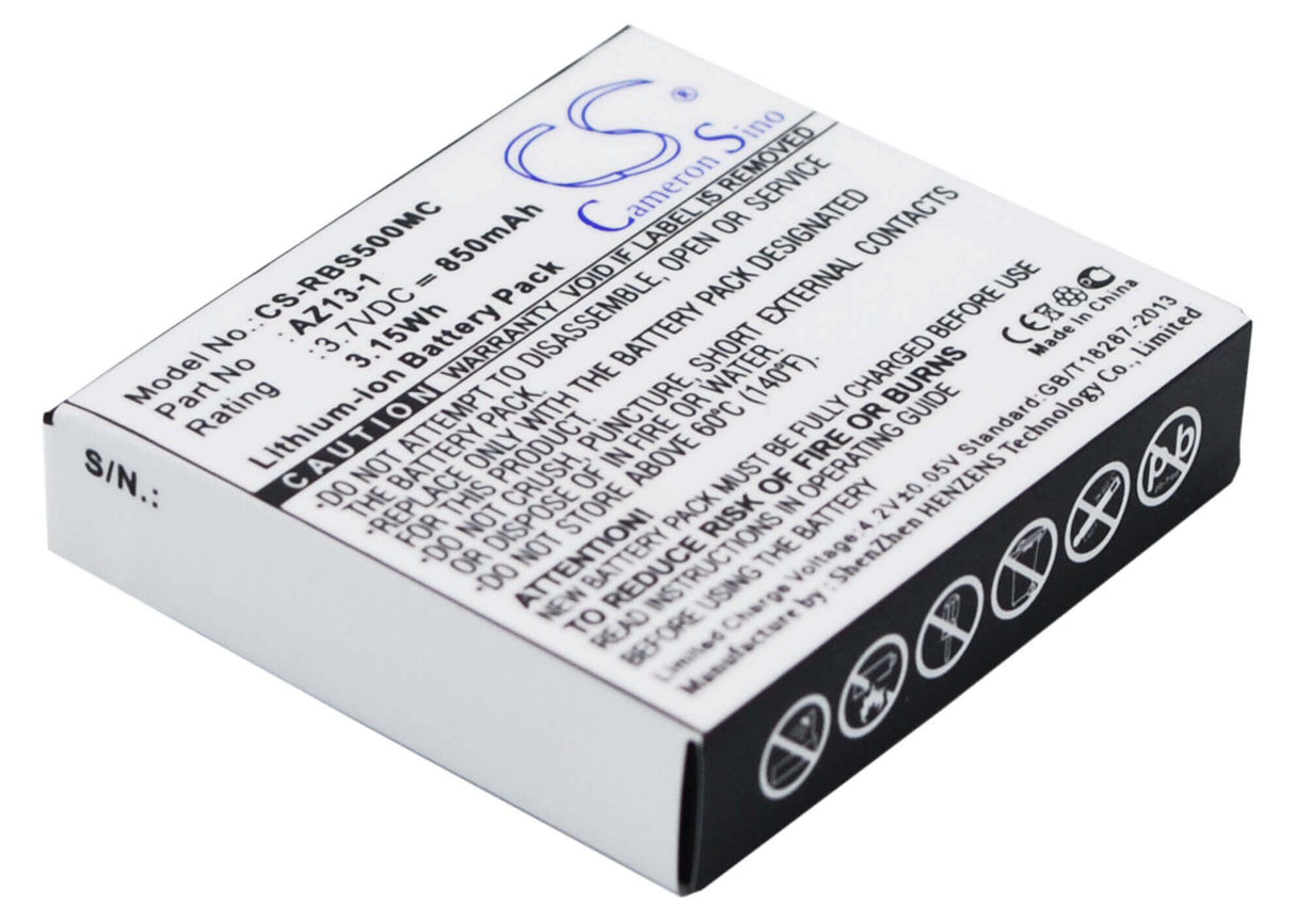 Battery For Xiaoyi Az13-1, Az13h, Ydxj01xy 3.7v, 850mah - 3.15wh Camera Cameron Sino Technology Limited   