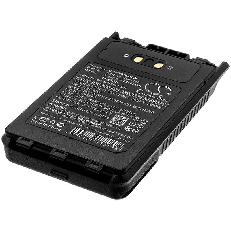 Battery For Yaesu, Ft-1dr, Ft-2dr, Ft-3d 7.4v, 2000mah - 14.80wh Two-Way Radio Cameron Sino Technology Limited   