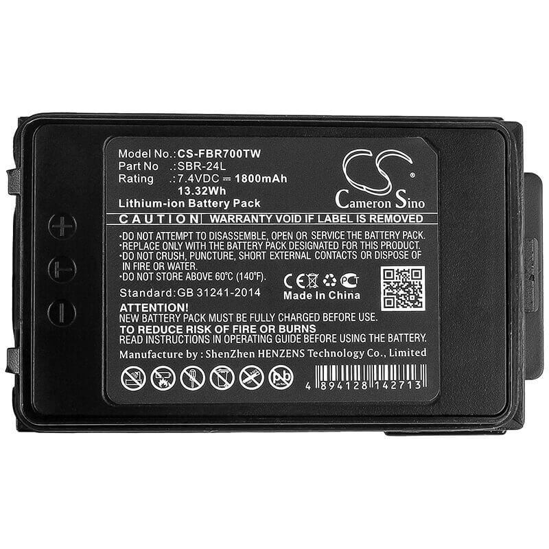 Battery For Yaesu, Ft-70d, Ft-70dr 7.4v, 1800mah - 13.32wh Two-Way Radio Cameron Sino Technology Limited   