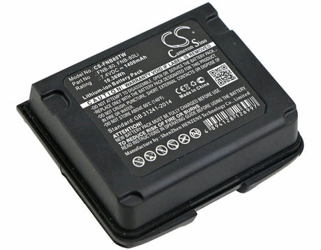 Battery For Yaesu, Vx-5e, Vx-5r, Vx-5rs, 7.4v, 1400mah - 10.36wh Batteries for Electronics Cameron Sino Technology Limited   