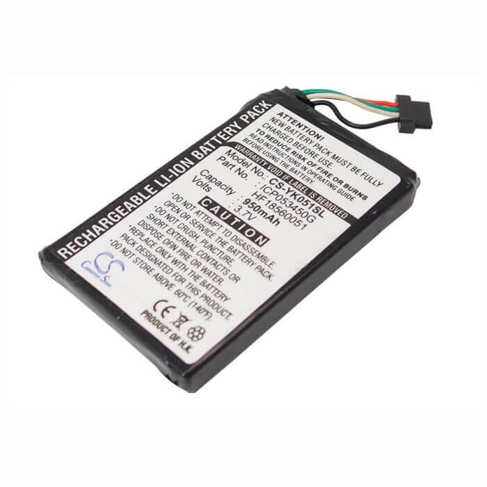 Battery For Yakumo Eazygo, Eazygo Xs, Pna Eazygo Gps 3.7v, 950mah - 3.52wh GPS, Navigator Cameron Sino Technology Limited (Suspended)   