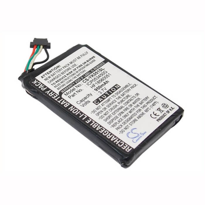 Battery For Yakumo Eazygo, Eazygo Xs, Pna Eazygo Gps 3.7v, 950mah - 3.52wh GPS, Navigator Cameron Sino Technology Limited (Suspended)   