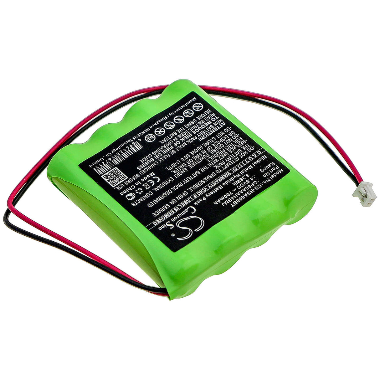 Ni-MH, Alarm Battery For Yale, Ef Panel Alarm Control Panel 4.8v, 700mah - 3.36wh Alarm System Cameron Sino Technology Limited   