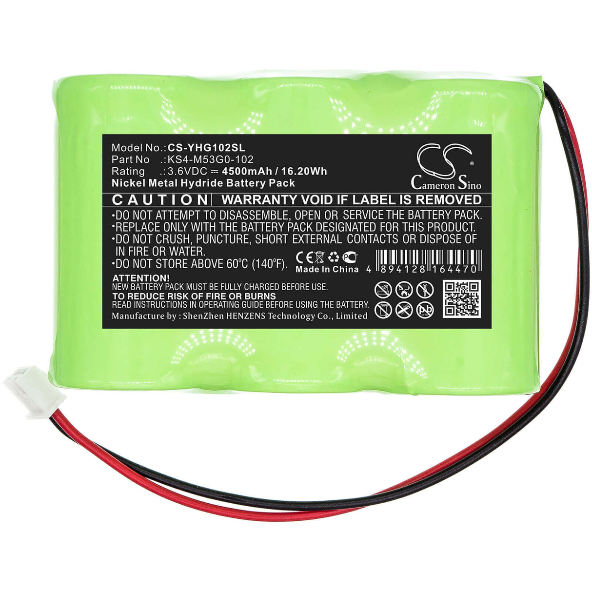 Battery For Yamaha, Prcx, Prcx Robot Controllers, Qrcx 3.6v, 4500mah - 16.20wh Batteries for Electronics Cameron Sino Technology Limited   