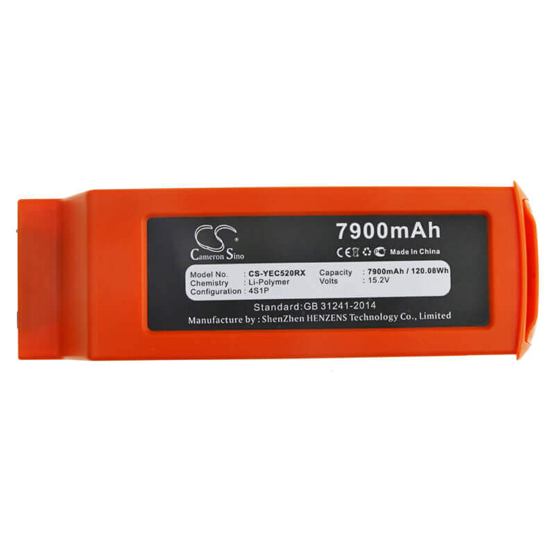 Battery For Yuneec, H520, H520 Hexacopter Airframe 15.2v, 7900mah - 120.08wh Drones Cameron Sino Technology Limited (Dangerous Goods)   