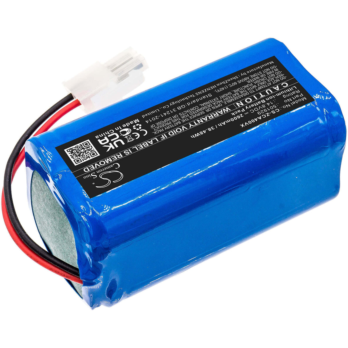 Battery For Zaco, A4s, A6, A8s 14.8v, 2600mah - 38.48wh Vacuum Cameron Sino Technology Limited   