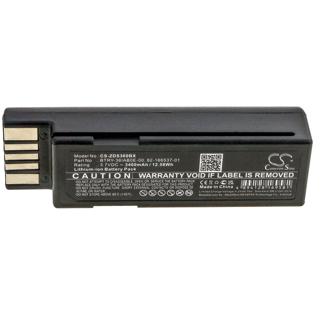 Battery For Zebra, Ds3600, Ds3678, Evm 3.7v, 3400mah - 12.58wh Batteries for Electronics Cameron Sino Technology Limited   