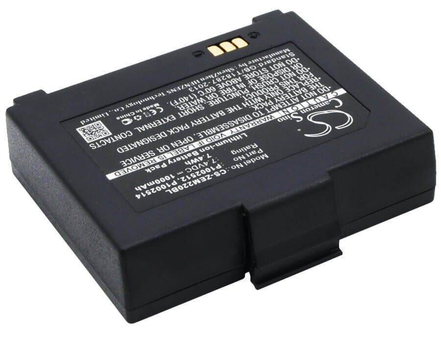 Battery For Zebra Em 220, Em 220 Mobile Printer 7.4v, 1000mah - 7.40wh Portable Printer Cameron Sino Technology Limited   