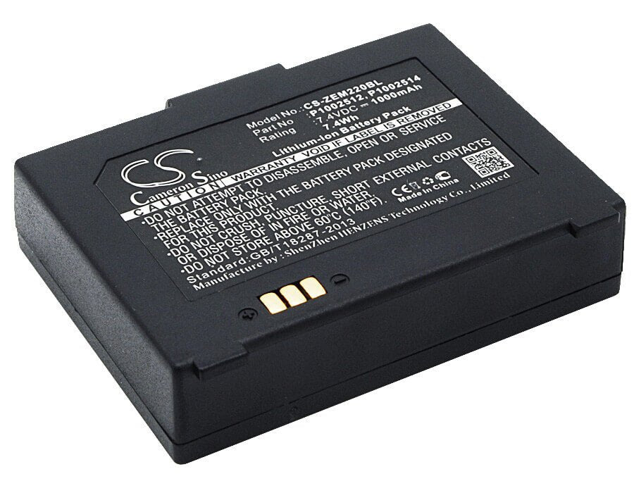 Battery For Zebra Em 220, Em 220 Mobile Printer 7.4v, 1000mah - 7.40wh Portable Printer Cameron Sino Technology Limited   