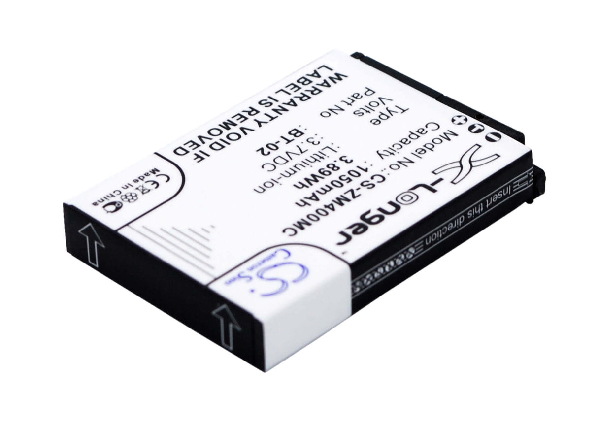 Battery For Zoom 247-9036, Q4, Q4 Handy 3.7v, 1050mah - 3.89wh Camera Cameron Sino Technology Limited   